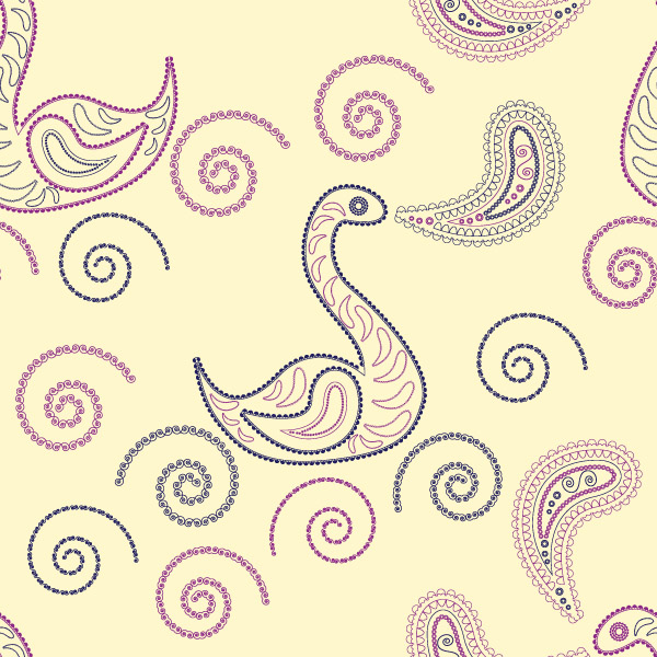 free vector Particular pattern vector 5 animal prints